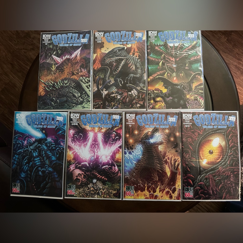 Godzilla Comic Set with Vibrant Covers